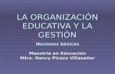 La Organizacion Educativa Y La Gestion2