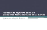 Proceso de registro para los productos farmac+®uticos en el caribe