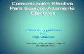 Comunicación efectiva para equipos altamente efectivos