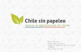 Avances en la Digitalización de Trámites Públicos - Premios Chile sin Papeleo