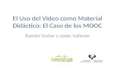 El vídeo como material didáctico: el caso de los MOOC