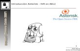 Introducción a Asterisk + IVR en AEL2