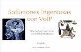 Presentación VoIP2Day : Soluciones Ingeniosas con VoIP