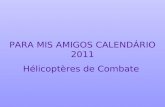 Calendario  helicopteros