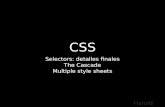 CSS 3 Selectors - Detalles Finales