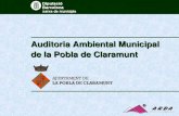 Auditoria Ambiental Municipal de La Pobla de Claramunt