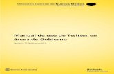 Manual de uso de Twitter en Gobierno