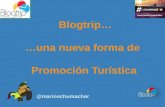 Blogtrip ... otra forma de Promoción Turística