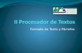 4. procesador de textos formato de texto y parrafos