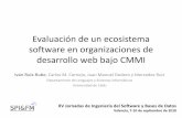 Evaluación de un ecosistema software en organizaciones de desarrollo web bajo CMMI