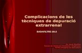 Complicacions de les tècniques de depuració extrarrenal(2013)
