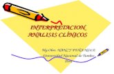 Interpretacion Analisis ClíNicos
