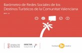 II Barómetro deI Redes Sociales y Destinos Turísticos de la Comunitat Valenciana (II - 2013)