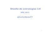 Ponencia de Carlos Ojeda Sánchez: Diseño de estrategias 2.0