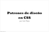 Patrones de diseño CSS
