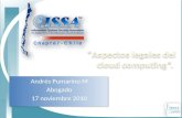 Aspectos legales del cloud computing ISSA Chile