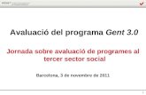 Avaluació del Programa Gent 3.0 / Montse Caminal, Federico Todeschini