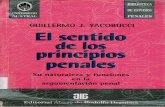 El Sentido de Los Principios Penales - Yacobucci, Guillermo