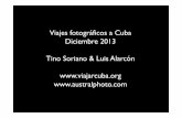Viajes fotográficos a Cuba con Luis Alarcón y Tino Soriano