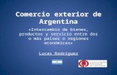 Comercio exterior de argentina (LUCAS RODRIGUEZ -Mierc 15-18hs)