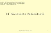 El Metabolismo Presentacion