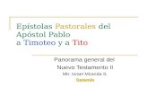 Epistola pastorales timoteo_tito