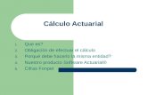 C+ílculo actuarial