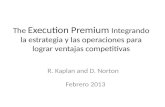 RESUMEN LIBRO EXECUTION PREMIUM R. CAPLAN y D. NORTON