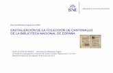 Digitalización de la colección de cantorales en la Biblioteca Nacional de España. Noelia García Núñez