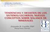Tendencias y Desafios de la Industria Lechera – Dr. Alejandro Castillo.