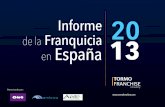Informe anual de la franquicia en España 2013