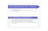 Metabolismo de Lipidos (Campbell & Farrell, Biochemistry, Capitulo 21)