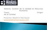 Presenta: Bladimir Henríquez .