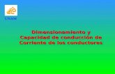 UNAM Dimensionamiento y Capacidad de conducción de Corriente de los conductores.