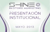 Presentación SHINE In Store Marketing