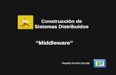Middleware Construcción de Sistemas Distribuidos Rogelio Ferreira Escutia.