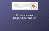 Ecosistemas Organizacionales. Relaciones interorganizacionales Son las transacciones de recursos, flujos y vínculos relativamente permanentes que tienen.