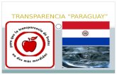 TRANSPARENCIA PARAGUAY. 1.-CONTROL INTERNO VS. CONTROL EXTERNO 2.-PARTICIPACION CIVIL EN EL CICLO PRESUPUESTARIO 3.-TRANSPARENCIA DE DATOS PRESUPUESTARIOS.