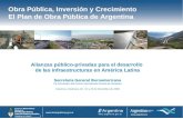 Obra Pública, Inversión y Crecimiento El Plan de Obra Pública de Argentina Alianzas público-privadas para el desarrollo de las infraestructuras en América.