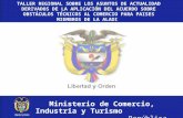 Ministerio de Comercio, Industria y Turismo República de Colombia TALLER REGIONAL SOBRE LOS ASUNTOS DE ACTUALIDAD DERIVADOS DE LA APLICACIÓN DEL ACUERDO.