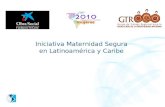 Iniciativa Maternidad Segura en Latinoamérica y Caribe.