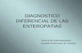 DIAGNOSTICO DIFERENCIAL DE LAS ENTEROPATIAS Servicio de Radiodiagnóstico Hospital Universitario de Canarias.