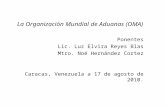 La Organización Mundial de Aduanas (OMA) Ponentes Lic. Luz Elvira Reyes Blas Mtro. Noé Hernández Cortez Caracas, Venezuela a 17 de agosto de 2010.