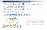 Postmortem Ciclo3 Proyecto de Notificación y Comunicación Electrónica de la Plataforma de Interoperabilidad Carlos Andrés Arango Jorge Eduardo Garzón Daniel.