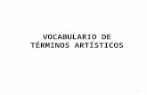 1 VOCABULARIO DE TÉRMINOS ARTÍSTICOS. 1. ARQUITECTURA 2.
