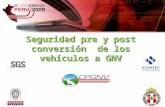 Seguridad pre y post conversión de los vehículos a GNV.