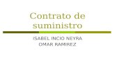 Contrato de suministro ISABEL INCIO NEYRA OMAR RAMIREZ.