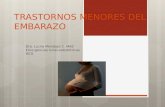 TRASTORNOS MENORES DEL EMBARAZO Dra. Lucila Mendoza C. MAE Emergencias Ginecoobstétricas HCG.