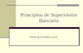 Principios de Supervisión Bancaria .