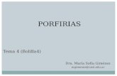 PORFIRIAS Tema 4 (Bolilla4) Dra. María Sofía Giménez mgimenez@unsl.edu.ar.
